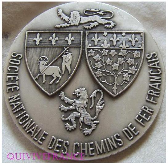medaille electrification rouen amiens 1984 r