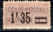 timbre colis postal 135b