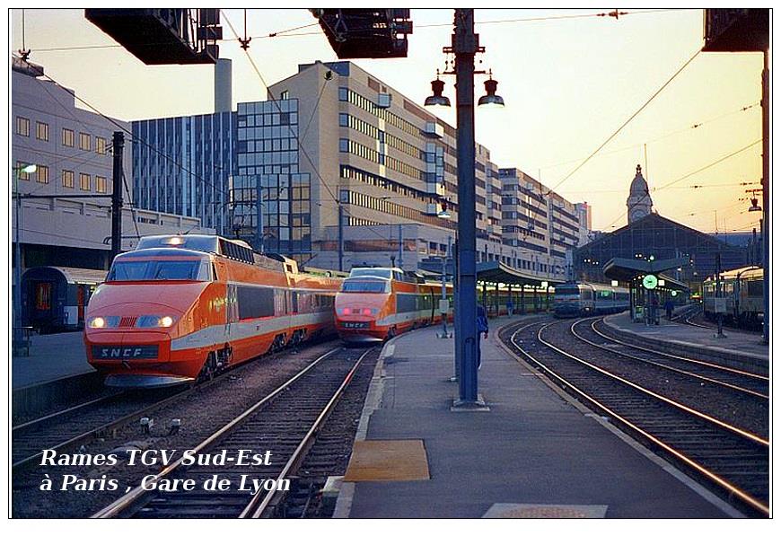 gare de lyon TGV SE Orange 737 001