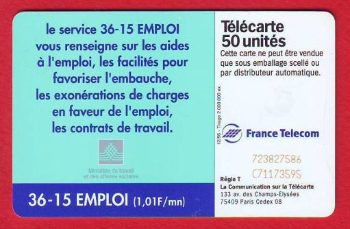 telecarte 50 3615 emploi 723827586C71173595 2