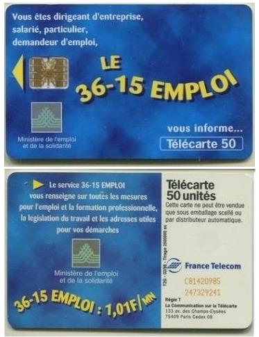 telecarte 50 3615 emploi C81420985247329241 2