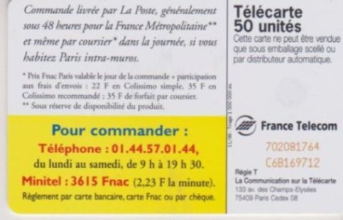 telecarte 50 fnac direct 702081764C68169712
