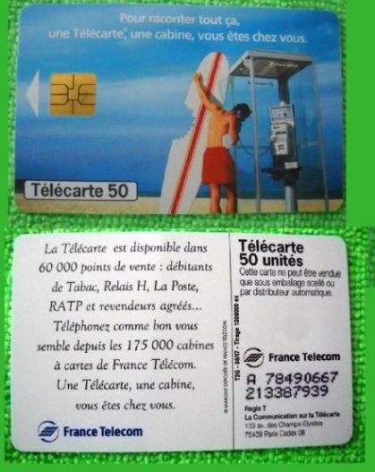 telecarte 50 175000 cabines A 78490667213387939
