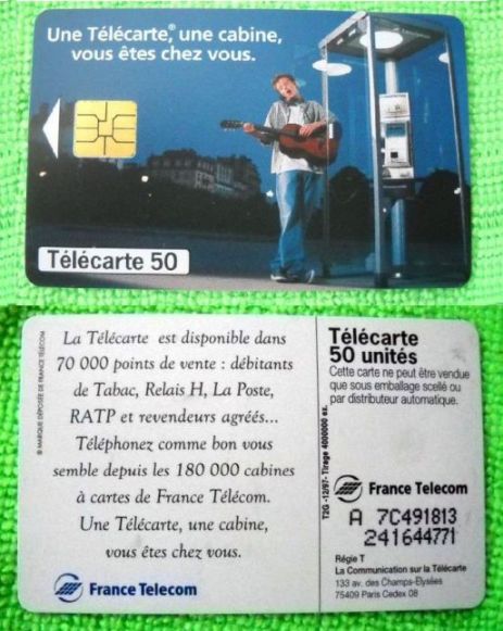 telecarte 50 180000 cabines A 7C491813241644771