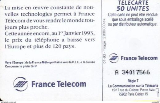 telecarte 50 france telecom A 34017566