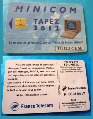 telecarte 50 minicom A 36018017