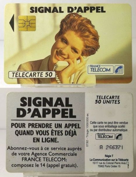 telecarte 50 signal d appel A 266371