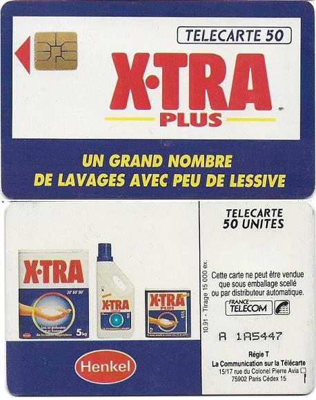 telecarte 50 X-TRA plus A 1A5447