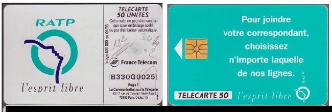 telecarte 50 B330G0025