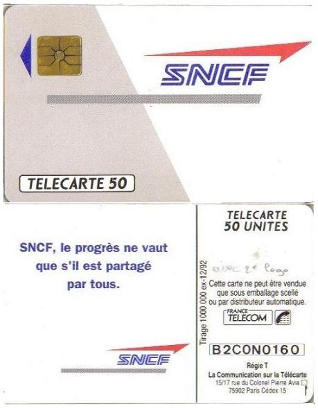 telecarte 50 B2C0NO160