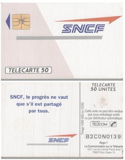 telecarte 50 B2CON0139