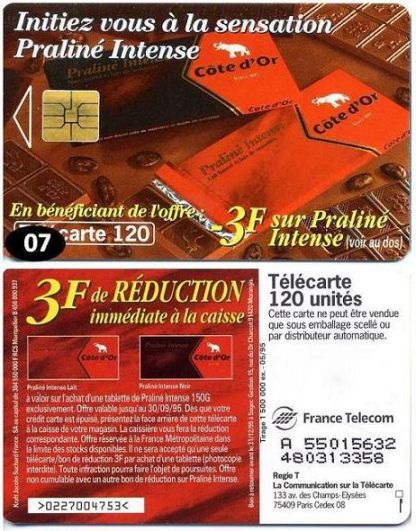 telecarte 120 cote d or A 55015632480313358