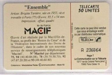 telecarte 50 macif A 236864