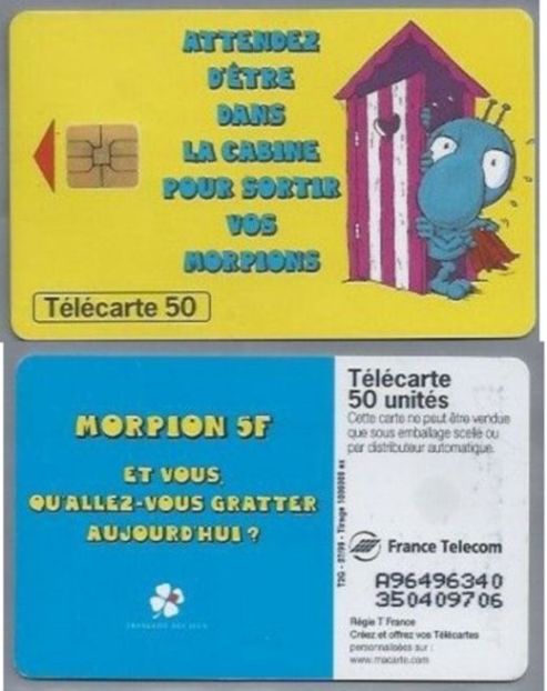 telecarte 50 morpion A96496340350409706
