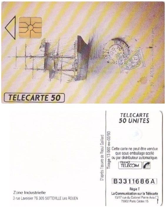 telecarte 50 rouen armada B3311686A