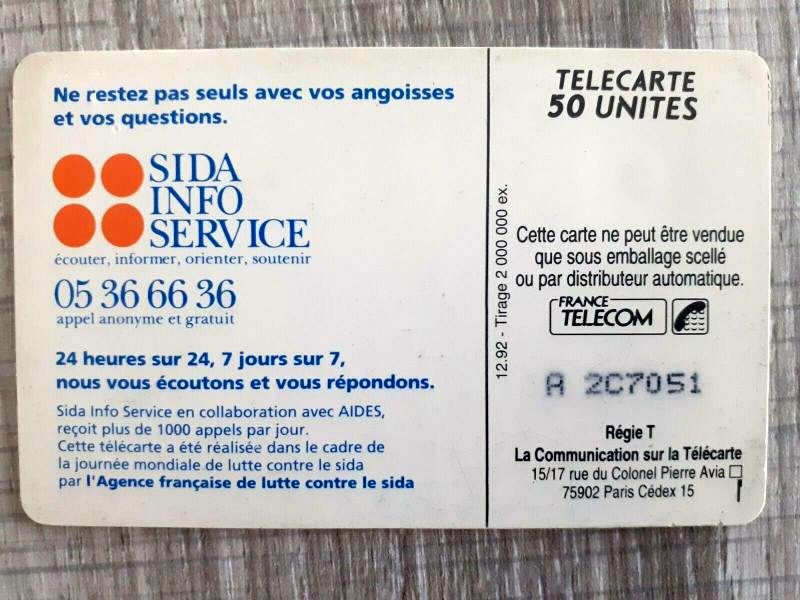 telecarte 50 sida info service A 2C7051v