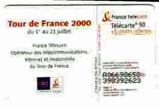 telecarte 50 tour de france 2000 A06698656398392623