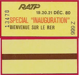 ticket rer 1980 Z666 13478