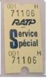 ticket service special 71106