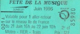 ticket fete musique 1996 001A 85980
