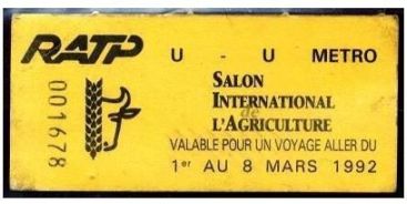 salon agriculture 1992