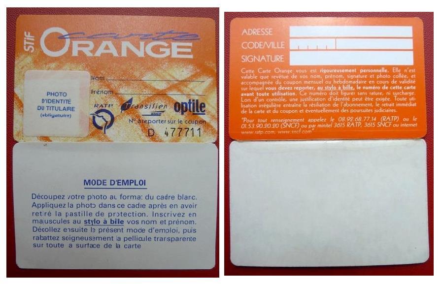 carte orange D 477711