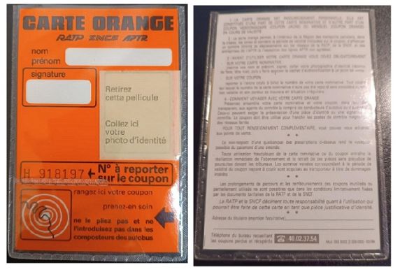 carte orange H 918197
