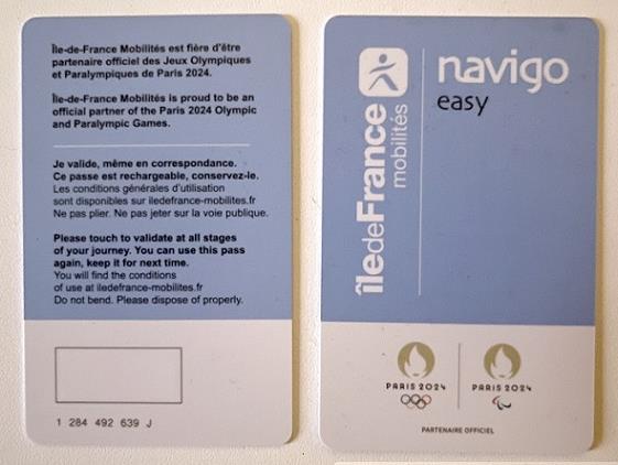 navigo easy 1 284 492 639 J