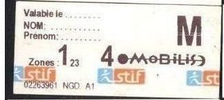 ticket modilis NGD A1 02263961