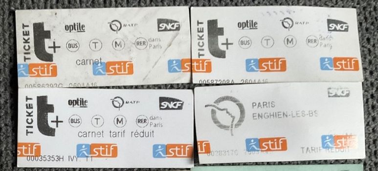 ticket t carnet 651 001901 001