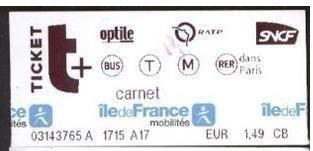 ticket t carnet 651 001901 015