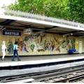 bastille station m1 a quai