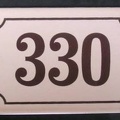 plaque 330 001