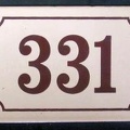 plaque 331 001