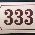 plaque 333 001