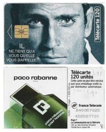 telecarte 120 paco rabanne B48057025458587701