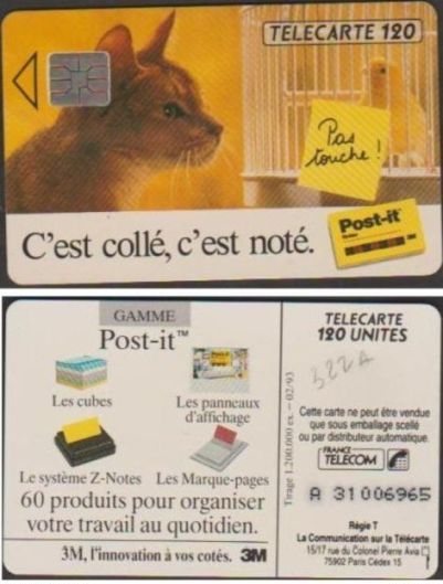 telecarte 120 post it A 31006965