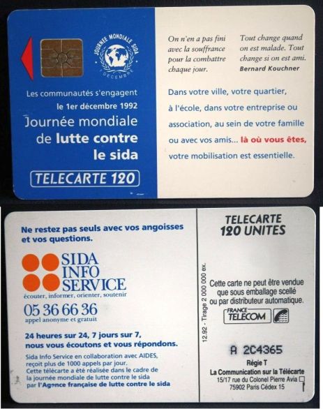 telecarte 120 sida info service A 2C4365