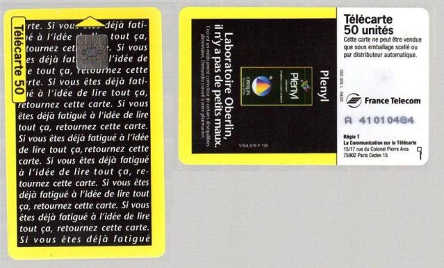 telecarte plenyl 970 001