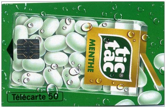 tic tac menthe telecarte 50 033 001