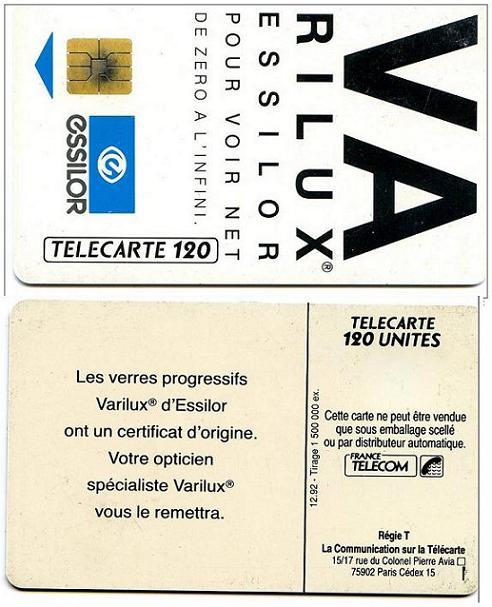 varilux telecarte 120 varilux 1