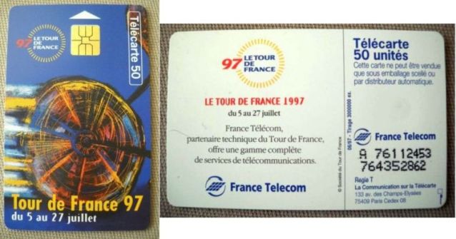 telecarte 50 tour de france 1997 A 76112453764352862