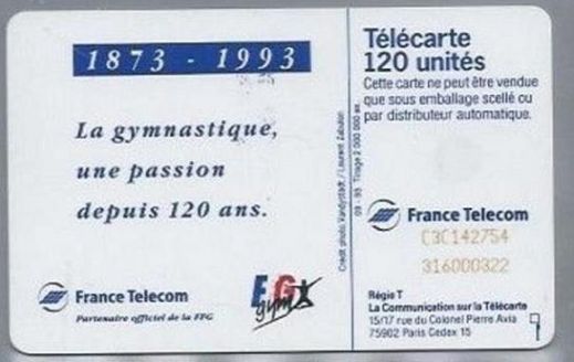 telecarte 120 gym C3C142754316000322