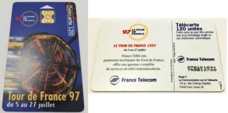 telecarte 120 tour de france 1997 D76101641765912728